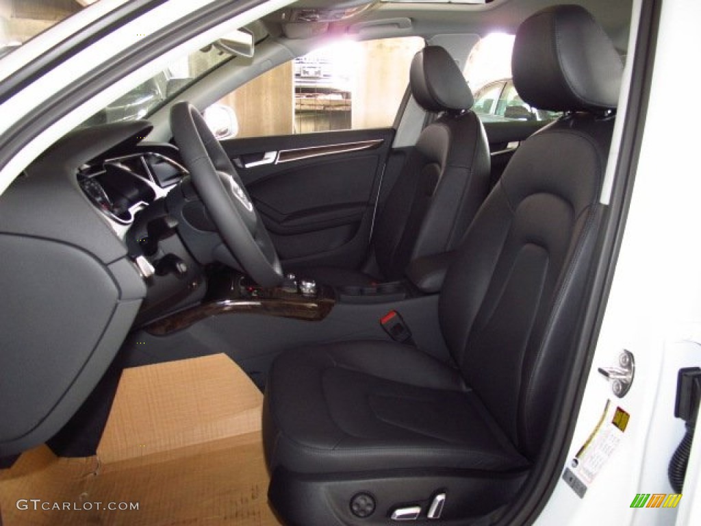 Black Interior 2014 Audi A4 2.0T quattro Sedan Photo #84036141