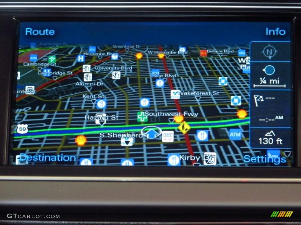 2014 Audi A4 2.0T quattro Sedan Navigation Photo #84036480