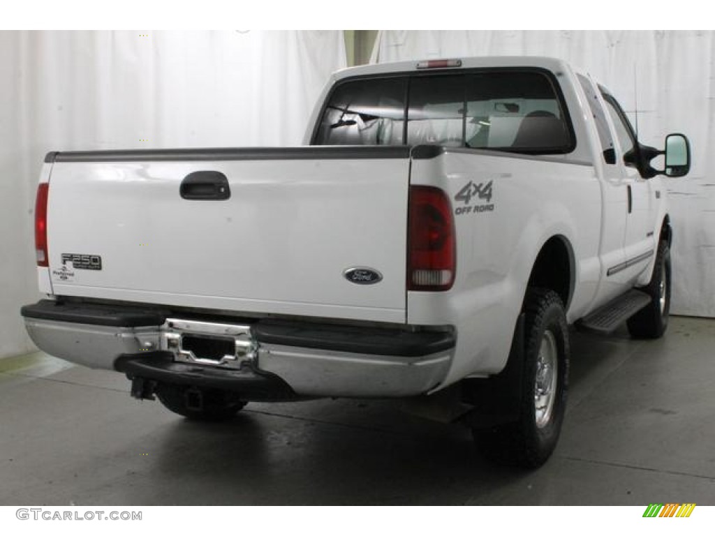 2000 F250 Super Duty XLT Extended Cab 4x4 - Oxford White / Medium Graphite photo #7