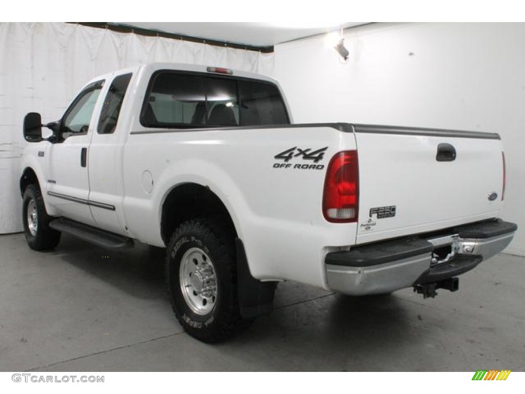 2000 F250 Super Duty XLT Extended Cab 4x4 - Oxford White / Medium Graphite photo #10
