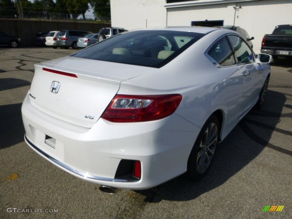 2013 Accord EX-L V6 Coupe - White Orchid Pearl / Black/Ivory photo #3