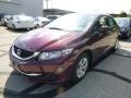 Crimson Red Pearl - Civic LX Sedan Photo No. 7