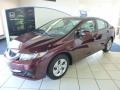 Crimson Red Pearl - Civic LX Sedan Photo No. 7