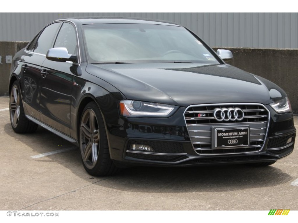 2013 S4 3.0T quattro Sedan - Phantom Black Pearl Effect / Black photo #1