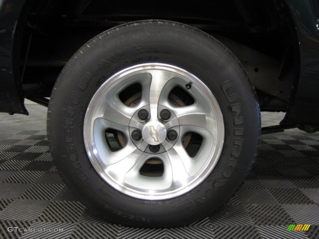 2002 S10 LS Extended Cab - Forest Green Metallic / Graphite photo #16