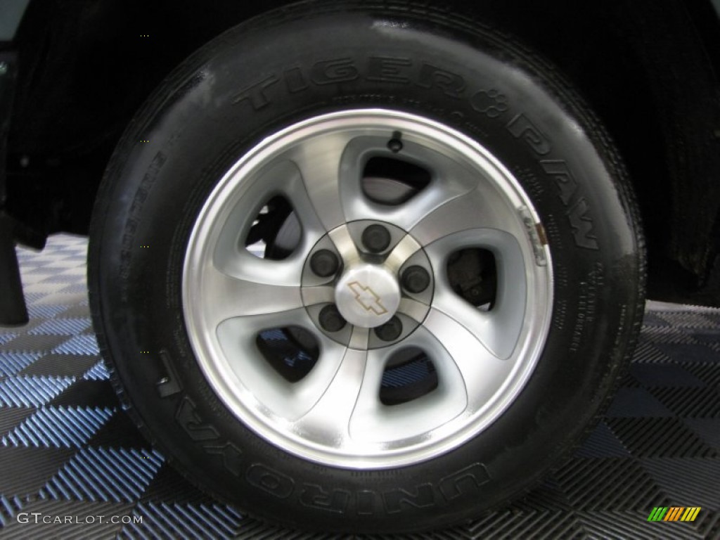 2002 S10 LS Extended Cab - Forest Green Metallic / Graphite photo #17
