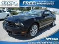 Black 2012 Ford Mustang V6 Premium Convertible