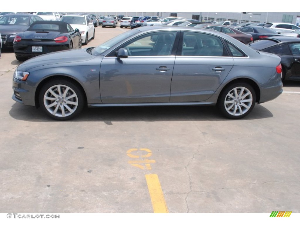 2014 A4 2.0T Sedan - Monsoon Grey Metallic / Titanium Grey photo #5