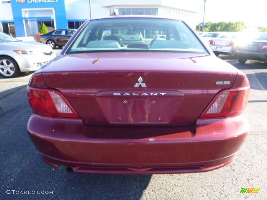 2003 Galant ES - Ultra Red Pearl / Gray photo #3
