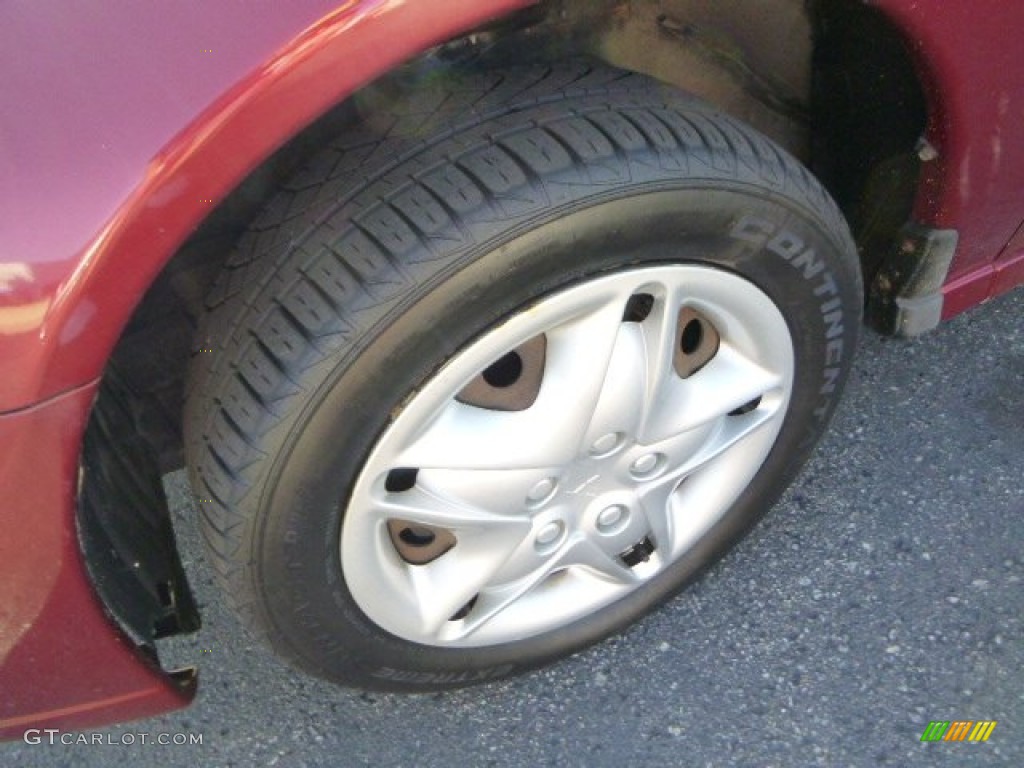 2003 Galant ES - Ultra Red Pearl / Gray photo #7