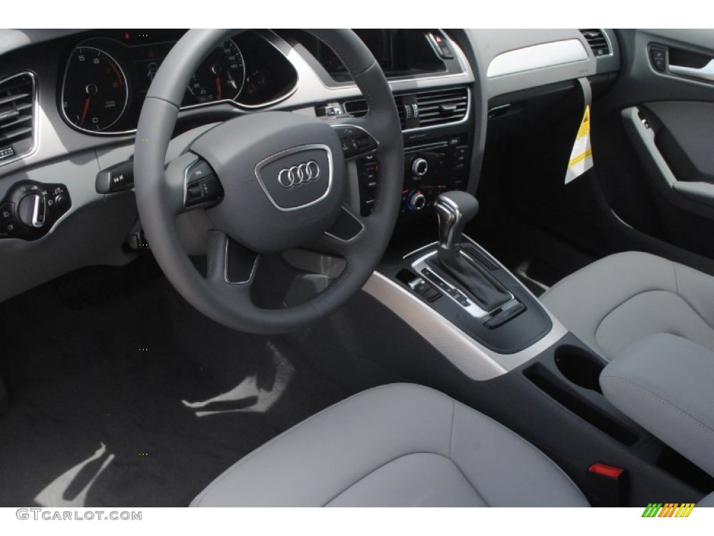 2014 Audi A4 2.0T Sedan Titanium Grey Dashboard Photo #84039600