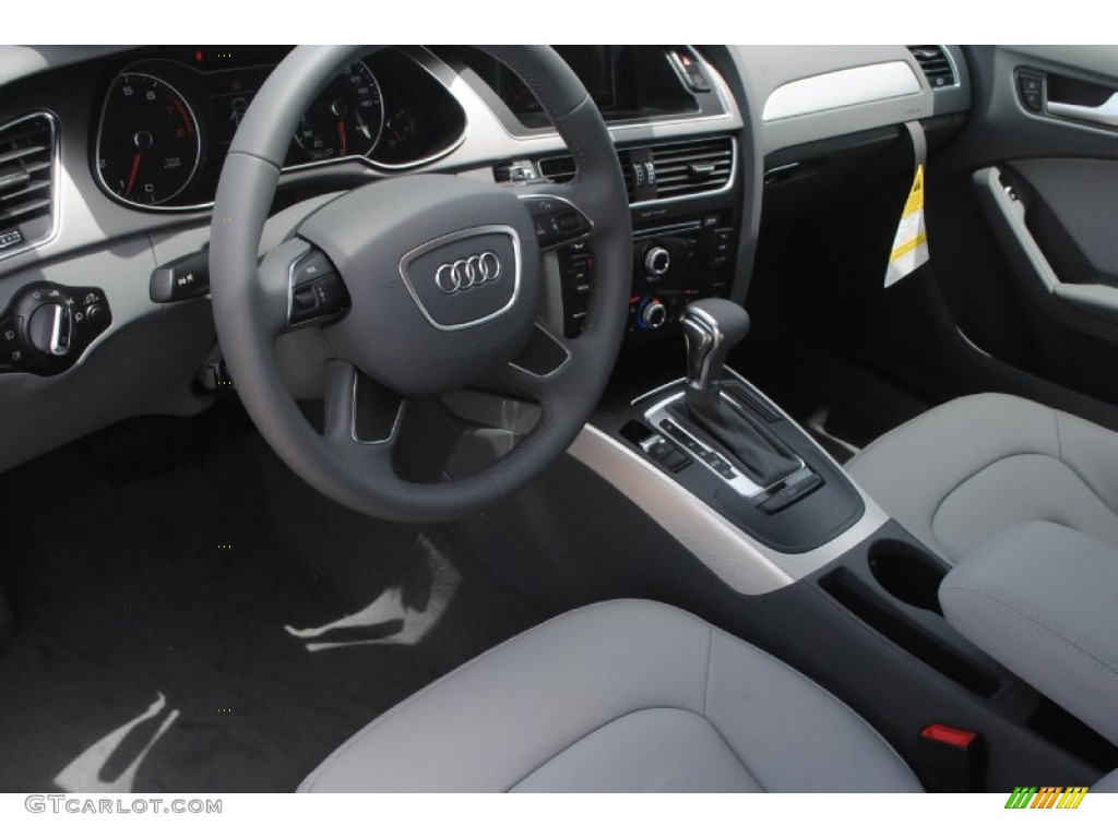 2014 A4 2.0T Sedan - Monsoon Grey Metallic / Titanium Grey photo #16