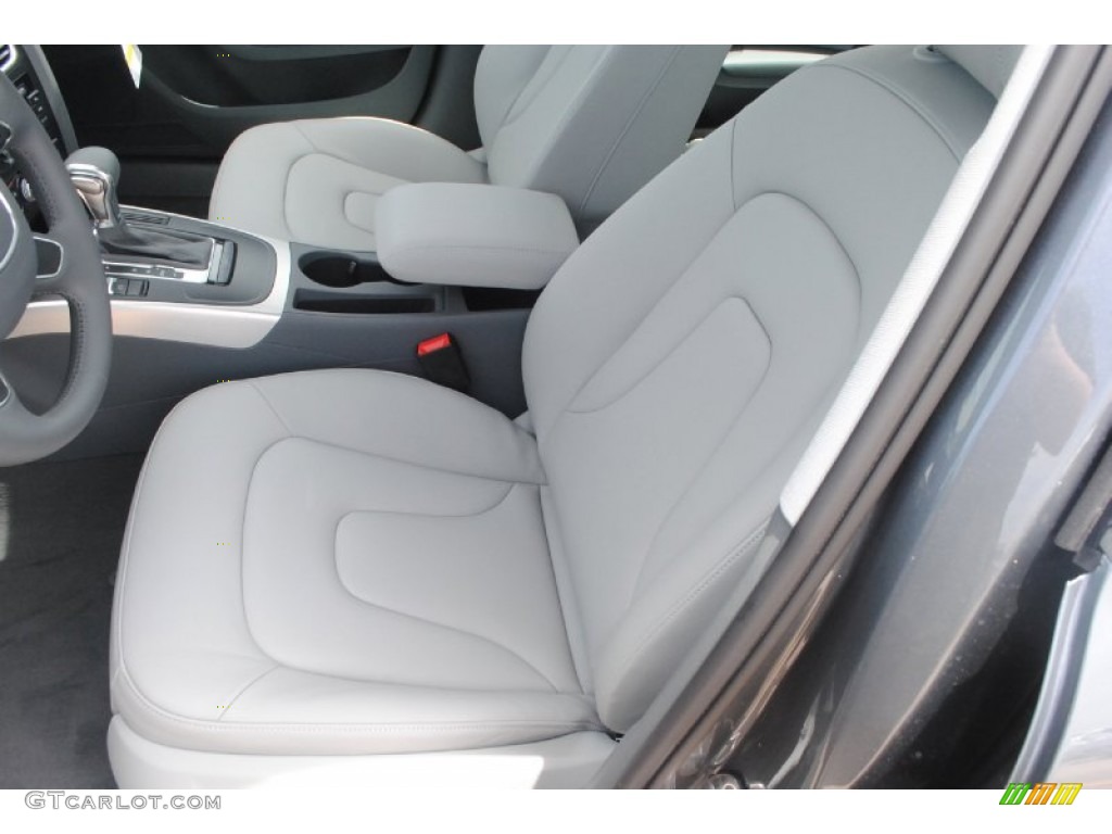 2014 A4 2.0T Sedan - Monsoon Grey Metallic / Titanium Grey photo #17