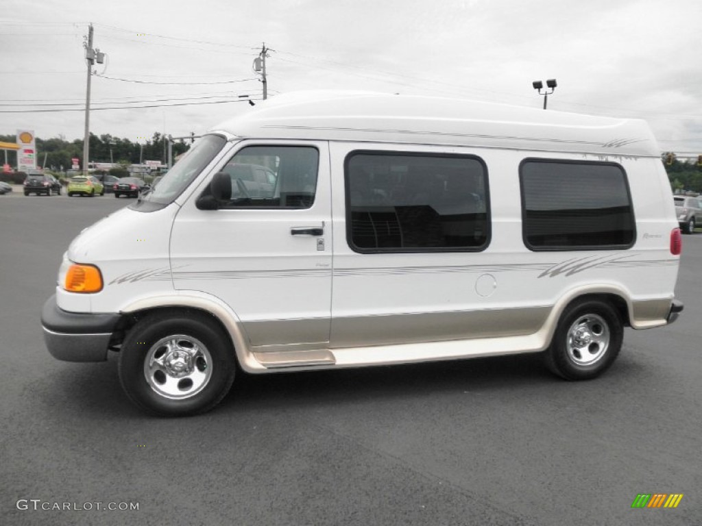 Bright White 2003 Dodge Ram Van 1500 Passenger Conversion Exterior Photo #84039669