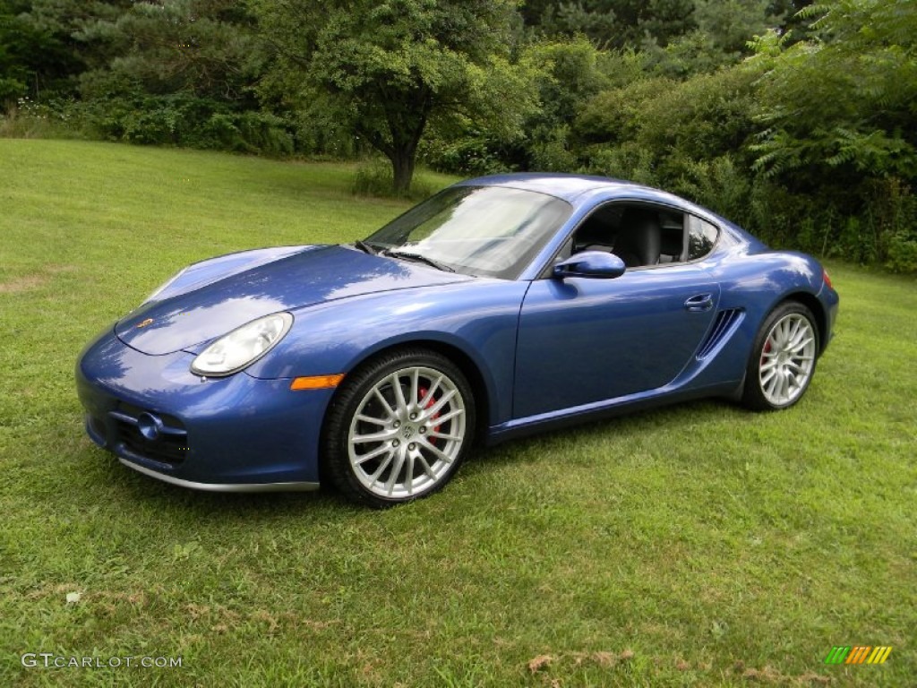 2006 Cayman S - Cobalt Blue Metallic / Stone Grey photo #1