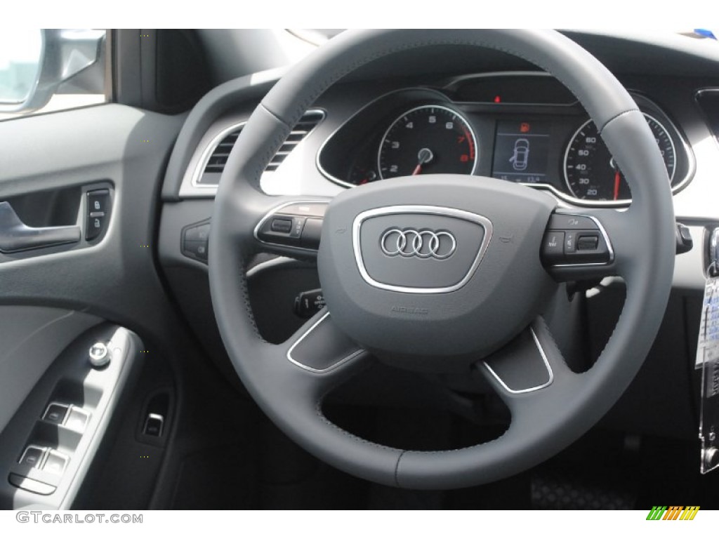 2014 A4 2.0T Sedan - Monsoon Grey Metallic / Titanium Grey photo #33