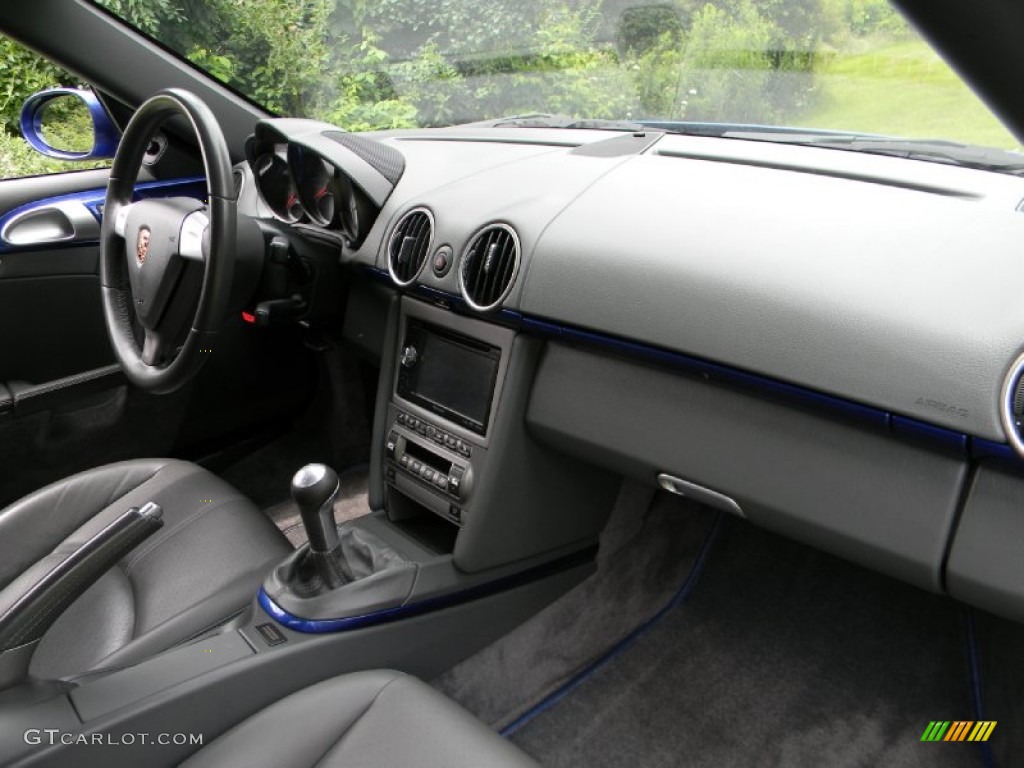 2006 Cayman S - Cobalt Blue Metallic / Stone Grey photo #14