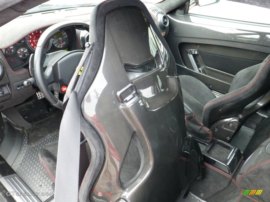 Black Interior 2008 Ferrari F430 Scuderia Coupe Photo #84040512