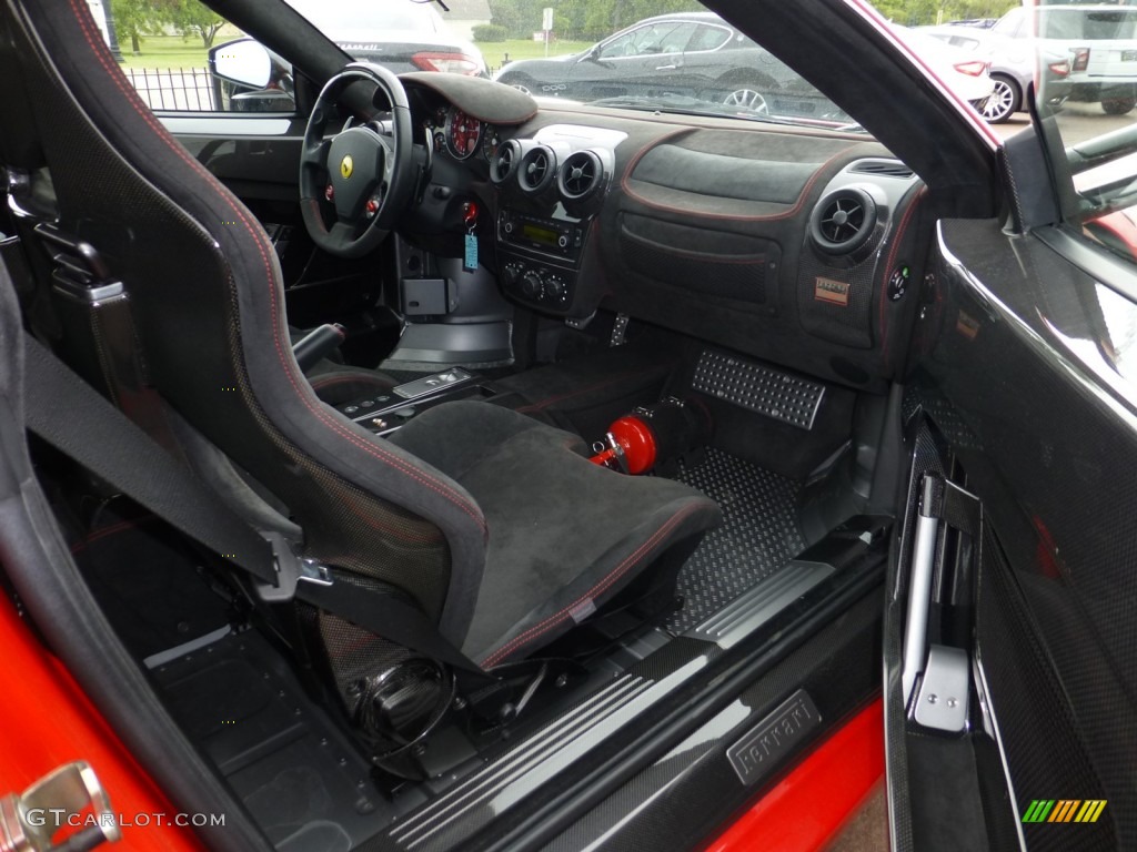 Black Interior 2008 Ferrari F430 Scuderia Coupe Photo #84040734