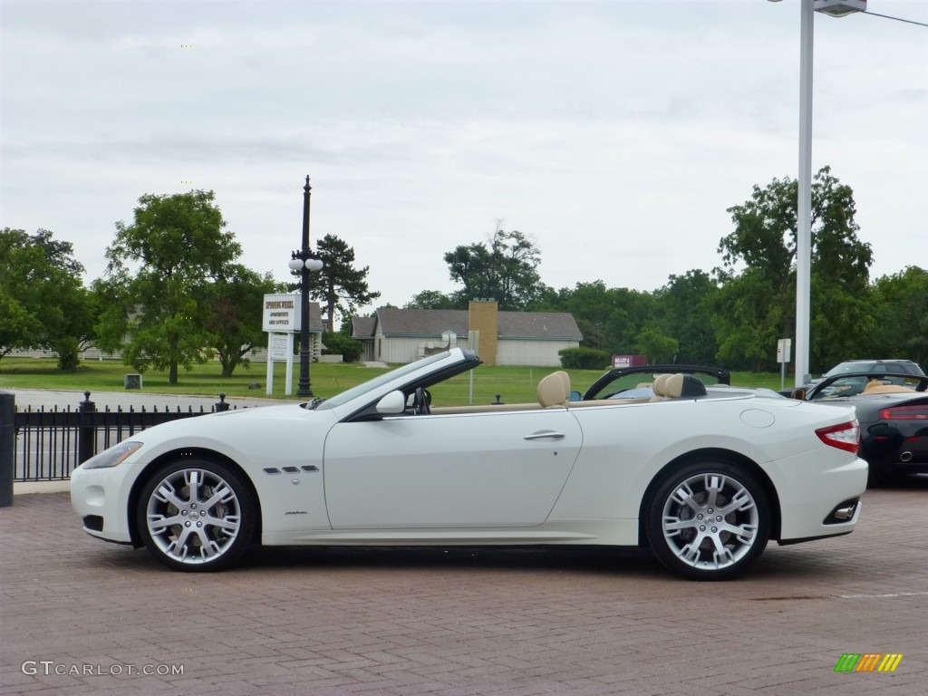 Bianco Eldorado (White) 2013 Maserati GranTurismo Convertible GranCabrio Exterior Photo #84040854