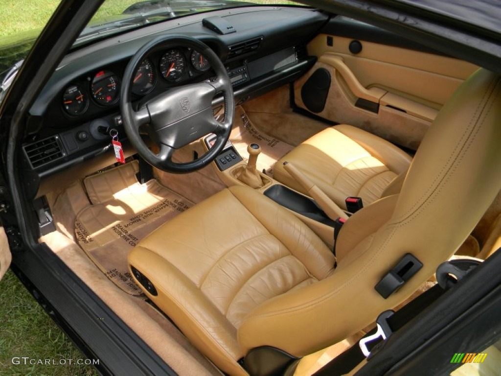 Cashmere Beige Interior 1996 Porsche 911 Carrera Photo #84040917