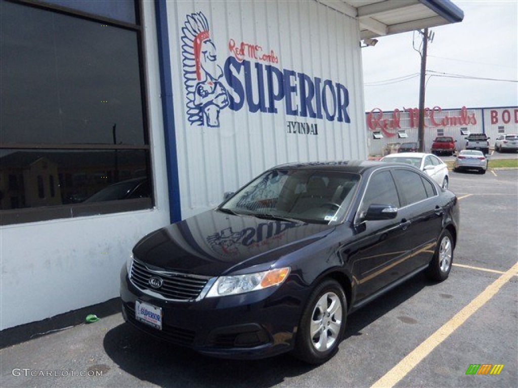 2009 Optima LX - Midnite Blue / Gray photo #1