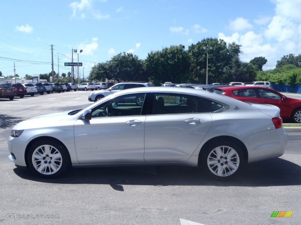 2014 Impala LS - Silver Ice Metallic / Jet Black/Dark Titanium photo #3