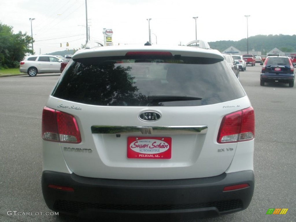 2012 Sorento EX V6 - Snow White Pearl / Mocha photo #10