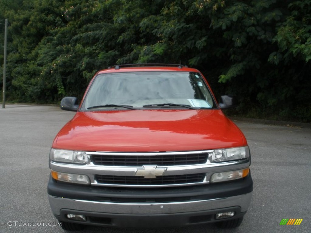 2004 Suburban 1500 LT - Sport Red Metallic / Tan/Neutral photo #15