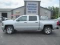 2014 Silver Ice Metallic Chevrolet Silverado 1500 LT Z71 Crew Cab 4x4  photo #1