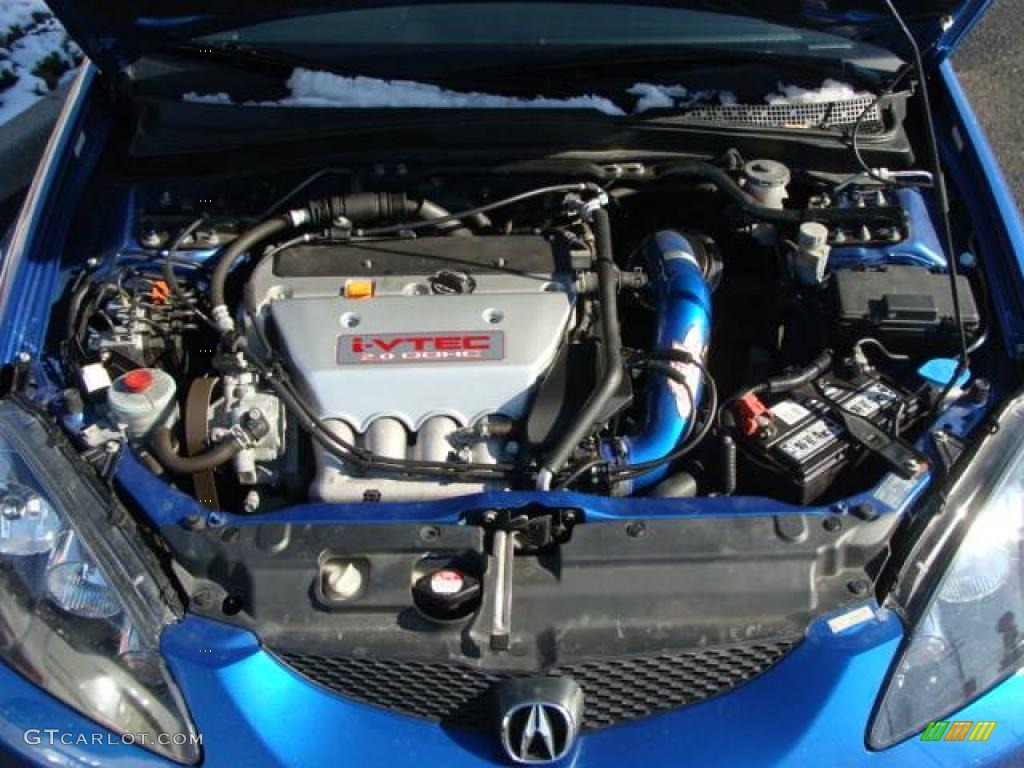 2006 RSX Type S Sports Coupe - Vivid Blue Pearl / Ebony photo #15