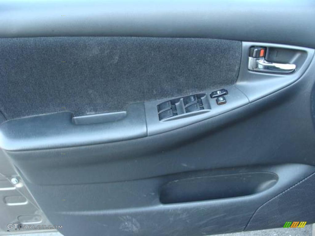 2003 Corolla S - Moonshadow Metallic / Black photo #8