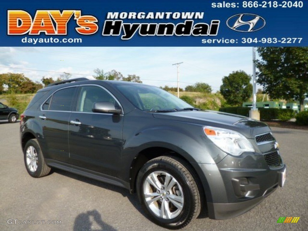 2011 Equinox LT AWD - Cyber Gray Metallic / Jet Black photo #1