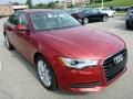 Garnet Red Pearl 2014 Audi A6 3.0T quattro Sedan Exterior