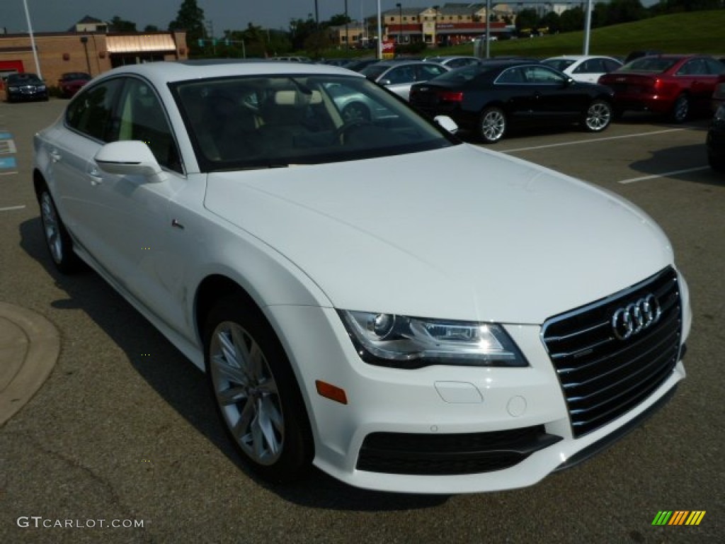Ibis White 2014 Audi A7 3.0T quattro Premium Plus Exterior Photo #84049523
