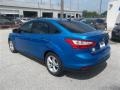 2014 Blue Candy Ford Focus SE Sedan  photo #3