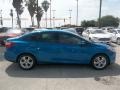 2014 Blue Candy Ford Focus SE Sedan  photo #6