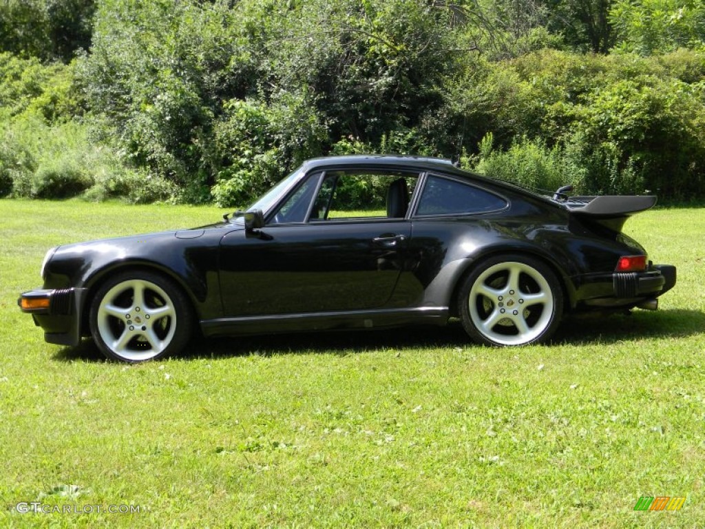 Black 1987 Porsche 911 Turbo Coupe Exterior Photo #84050594