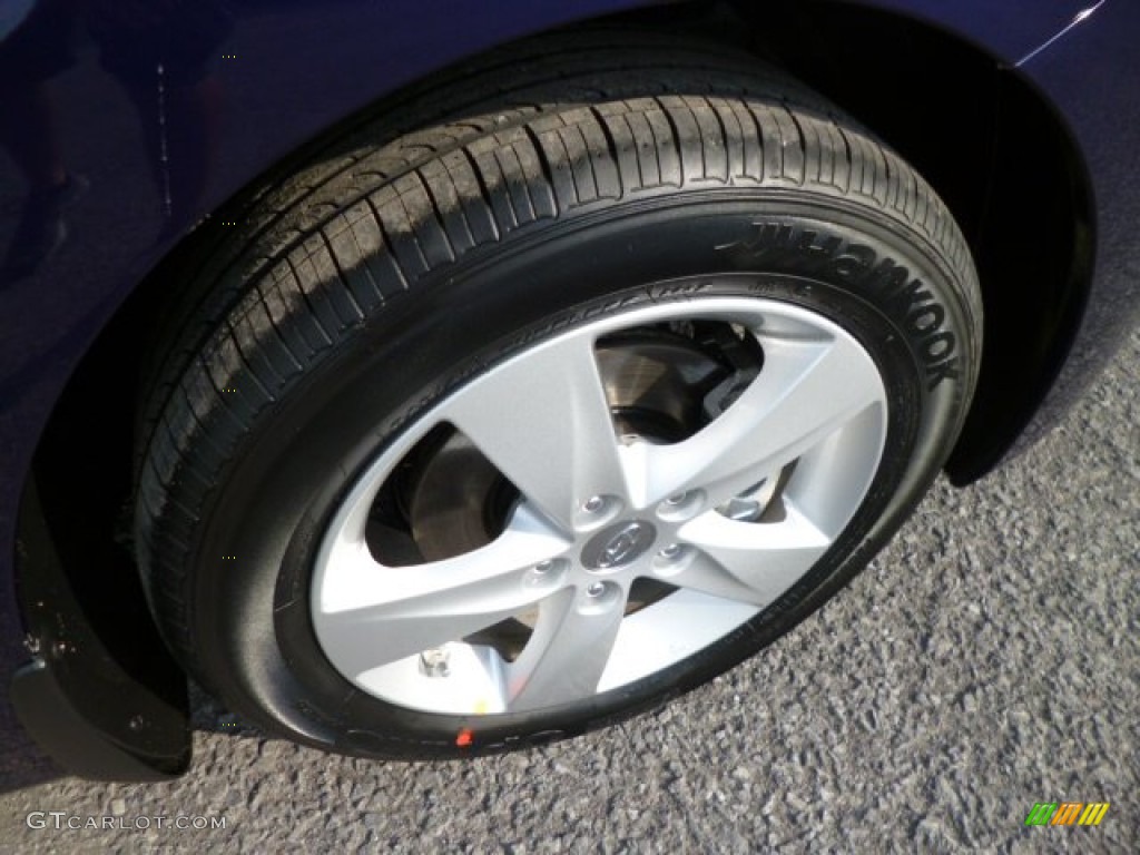 2013 Elantra GLS - Indigo Night / Gray photo #9
