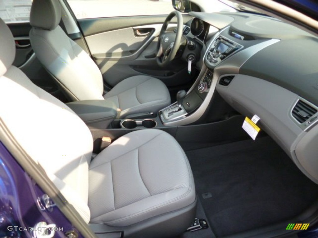 2013 Elantra GLS - Indigo Night / Gray photo #10
