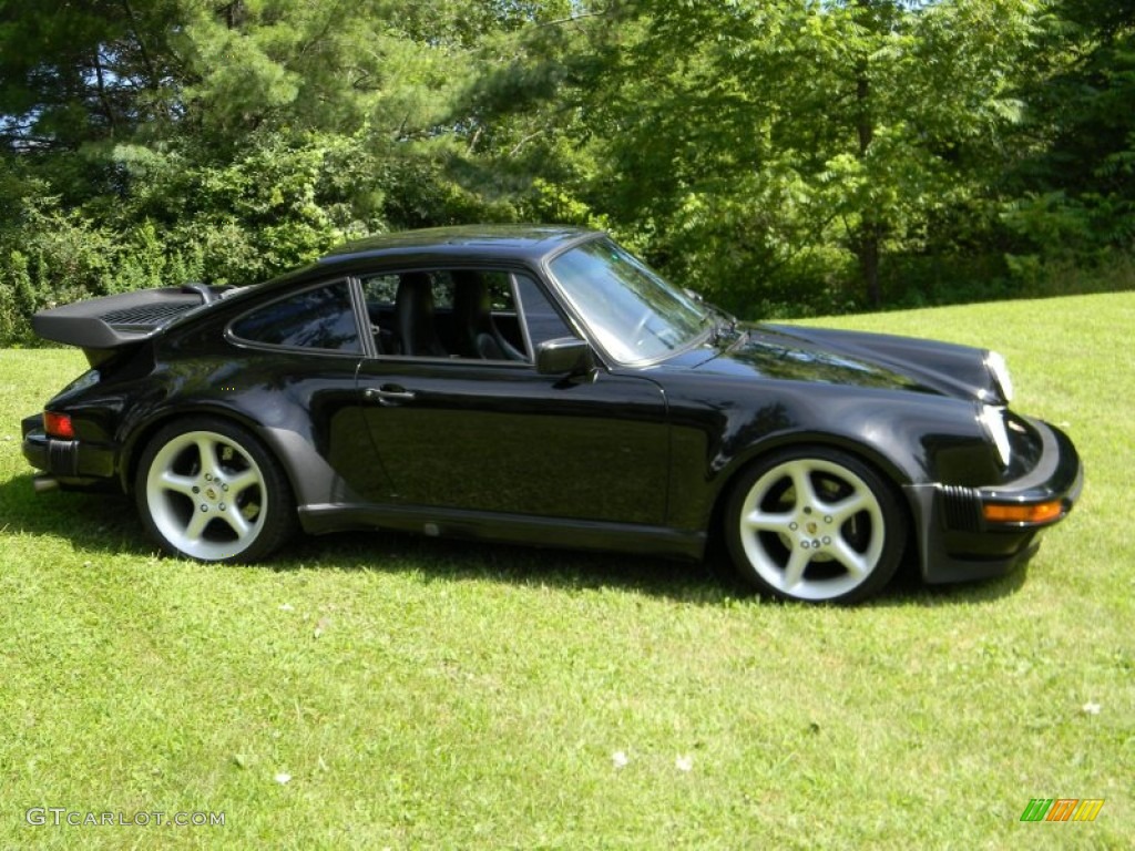 Black 1987 Porsche 911 Turbo Coupe Exterior Photo #84050799