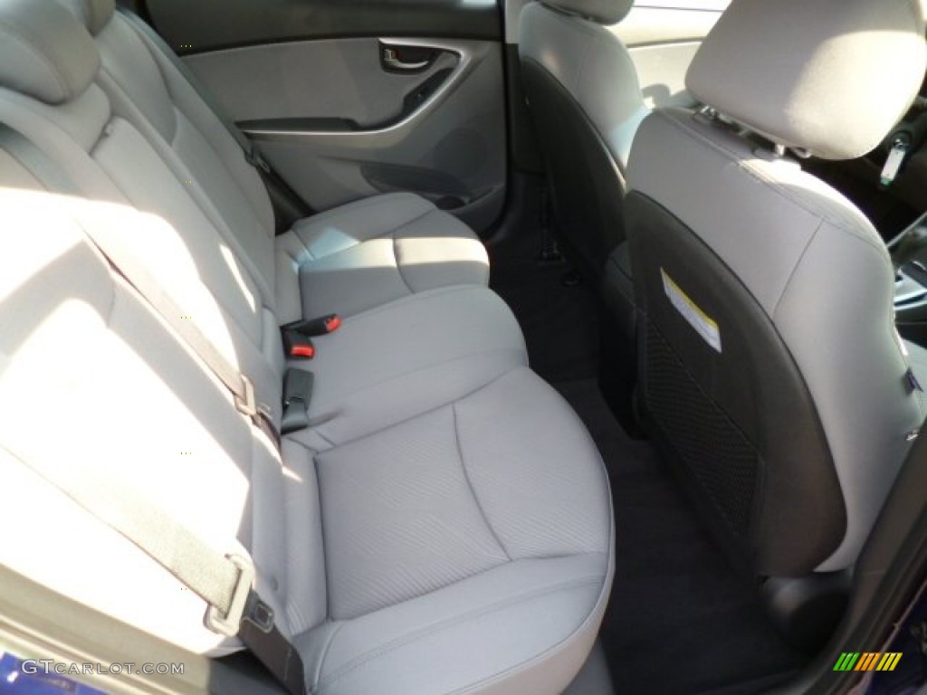 2013 Elantra GLS - Indigo Night / Gray photo #12
