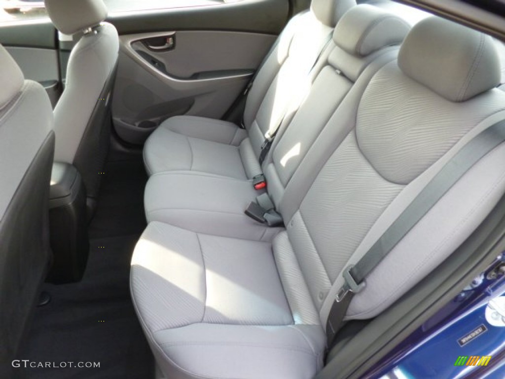 2013 Elantra GLS - Indigo Night / Gray photo #13