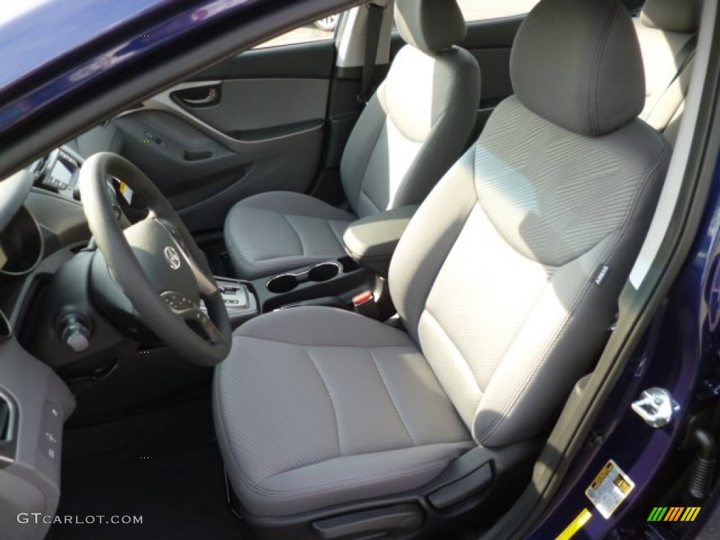 2013 Elantra GLS - Indigo Night / Gray photo #15