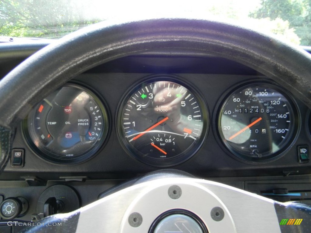 1987 Porsche 911 Turbo Coupe Gauges Photos