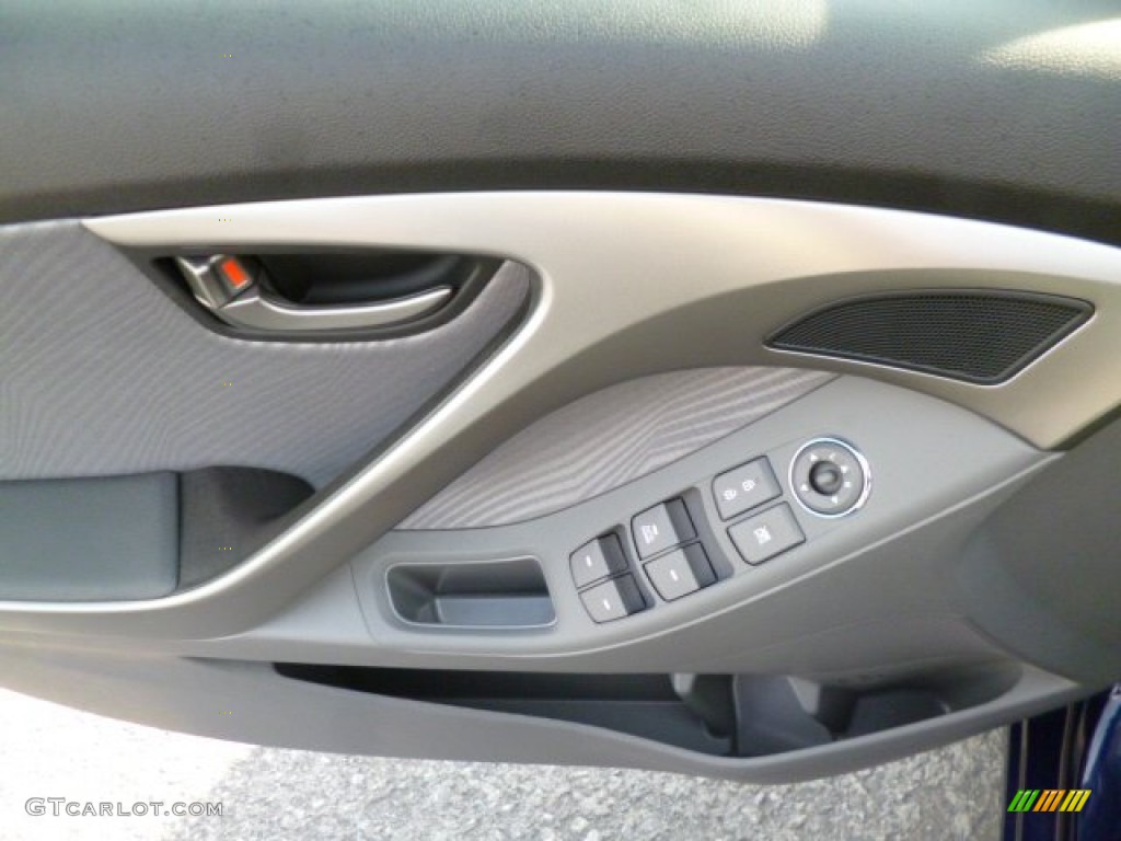 2013 Elantra GLS - Indigo Night / Gray photo #17
