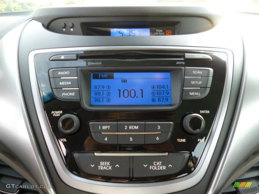 2013 Elantra GLS - Indigo Night / Gray photo #19