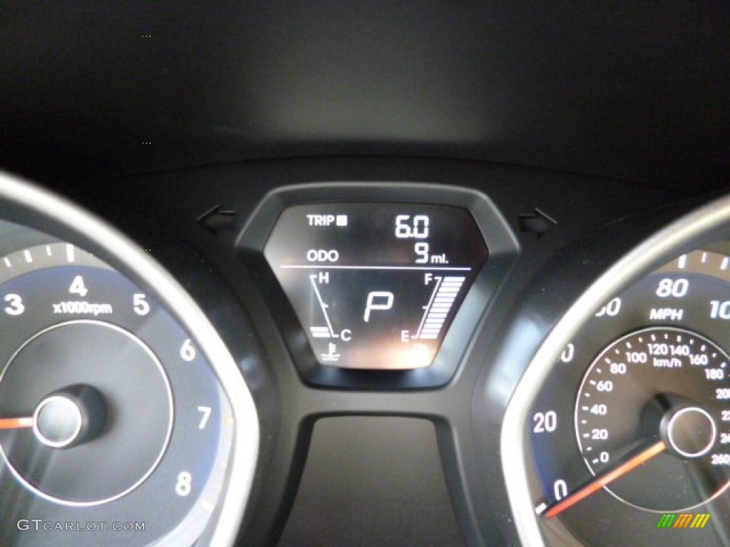 2013 Elantra GLS - Indigo Night / Gray photo #20