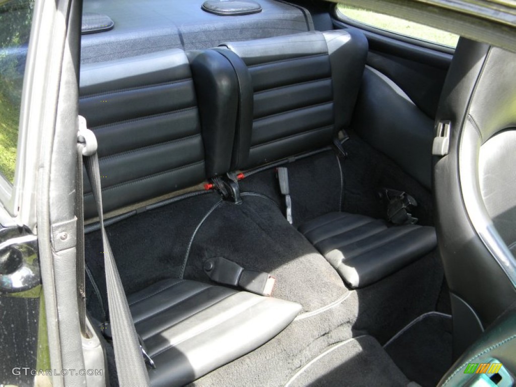 1987 Porsche 911 Turbo Coupe Rear Seat Photo #84051194