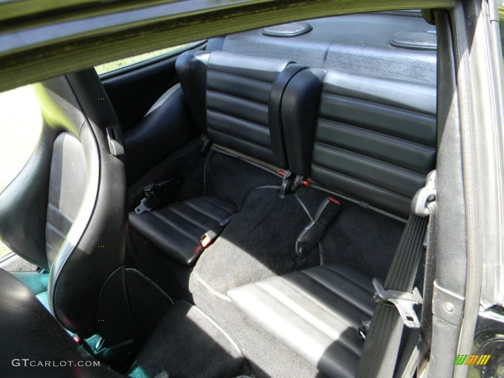 1987 Porsche 911 Turbo Coupe Rear Seat Photos